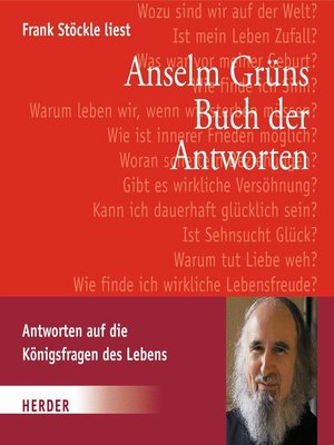cover image of Anselm Grüns Buch der Antworten